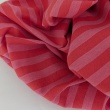 Double-sided 1 cm stripes, 100% cotton, pink-red