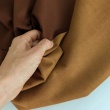 Caramel faux suede with elastane