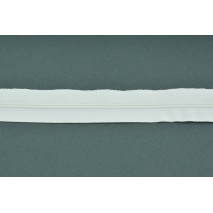 Zipper tape 3mm white II quality