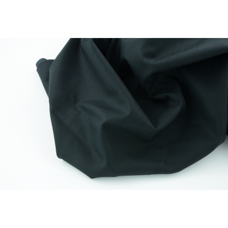 Cotton 100% plain black, poplin