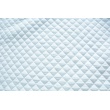 Quilted cotton double gauze / wadding / poplin ecru
