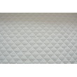 Quilted cotton double gauze / wadding / poplin ecru