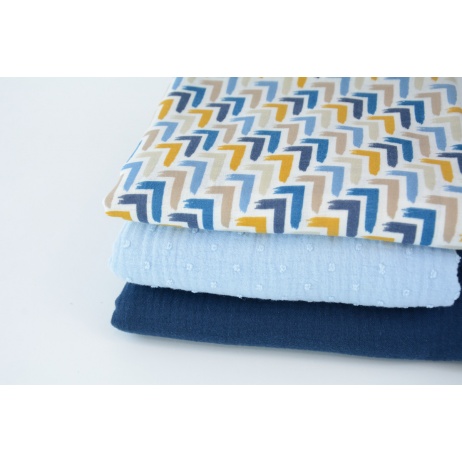 Fabric bundles No. 2715 AB 60cm, double gauze