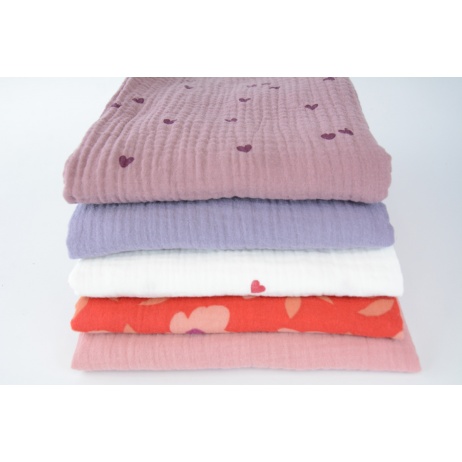 Fabric bundles No. 2808 AB 40cm, Double Gauze