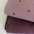 100% linen aubergine, softened 155g/m2
