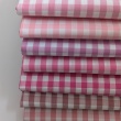 Cotton 100% double-sided, vichy check, pink, 1cm