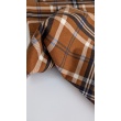Cotton flannel, caramel check