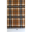 Cotton flannel, caramel check