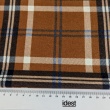 Cotton flannel, caramel check