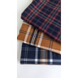 Cotton flannel, caramel check