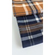 Flanela bawełniana, kratka granatowo-czerwona 165g/m2