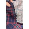 Flanela bawełniana, kratka granatowo-czerwona 165g/m2