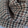 Double-Sided Check Fabric with Mini Houndstooth