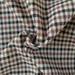 Double-Sided Check Fabric with Mini Houndstooth