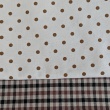 Double-Sided Check Fabric with Mini Houndstooth
