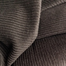 Cotton Corduroy with Spandex – 320 g/m², dark brown