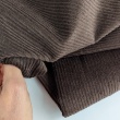 Cotton Corduroy with Spandex – 320 g/m², dark brown
