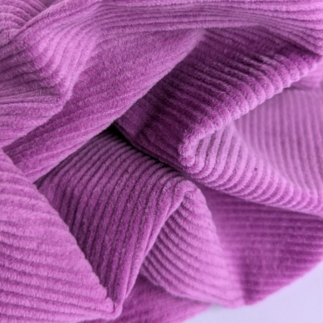 Cotton Corduroy with Spandex – 320 g/m², cyclamen pink