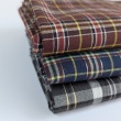 Brown Tartan Fabric with Silver