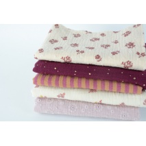Fabric bundles No. 3179 AB 20cm, double gauze