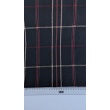 Black Checked Linen–Cotton Fabric
