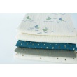 Fabric bundles No. 3106 AB 40cm, Double Gauze