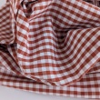 Cotton 100% double-sided, 5mm vichy check, brick