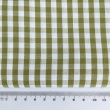 Cotton 100% double-sided, 5mm vichy check, olive