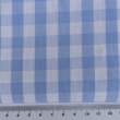 Cotton 100% double-sided, 1cm vichy check, blue