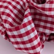 Cotton 100% double-sided, 1cm vichy check, red No.3