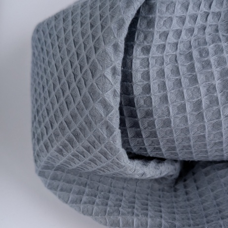 Cotton 100%, waffle blue H