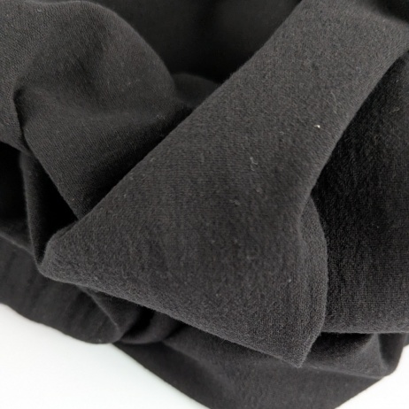 Bawełna 100%, prany batyst 85g/m2, czarny