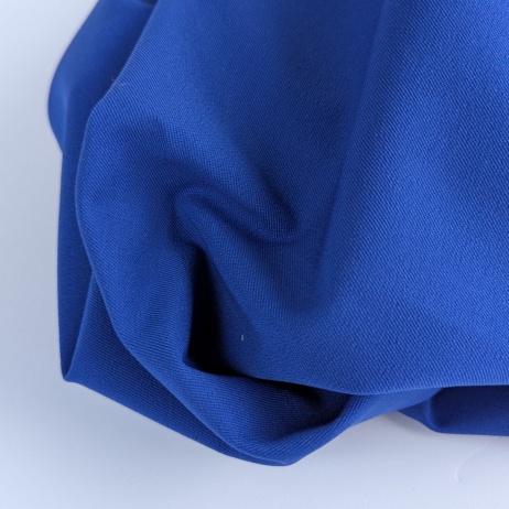 Twill bawełniany z elastanem, kobalt