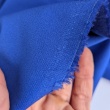 Cotton twill with elastane, cobalt