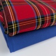 Cotton twill with elastane, cobalt