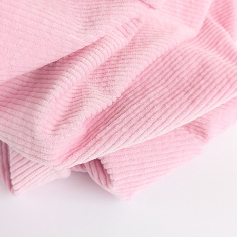 Cotton Corduroy with elastane, light pink