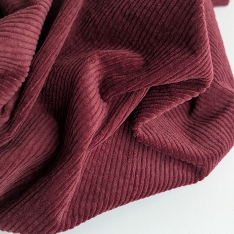 Cotton Corduroy with elastane, burgundy