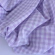 Cotton 100% double-sided light violetjak  vichy check 1cm