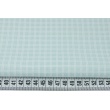 Cotton 100% batiste, double powder mint check (very soft)