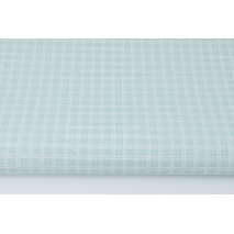 Cotton 100% batiste, double powder mint check (very soft)