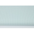 Cotton 100% batiste, double powder mint check (very soft)