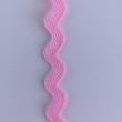 Decorative zigzag trim, light pink, 7 mm