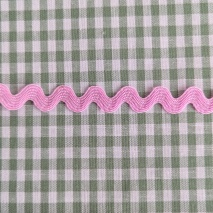 Decorative zigzag trim, cool pink, 7 mm