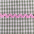 Decorative zigzag trim, cool pink, 7 mm