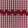 Decorative zigzag trim, burgundy, 7 mm