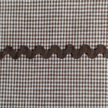 Decorative zigzag trim, light pink, 7 mm