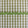 Decorative zigzag trim, olive, 7 mm