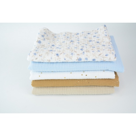 Fabric bundles No. 2638 AB 20cm, double gauze