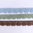 Cotton lace 12mm, dusty blue