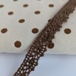Cotton lace 12mm, brown